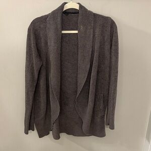 Barefoot Dreams Cozy Chic Lite Circle Cardigan - Gray
